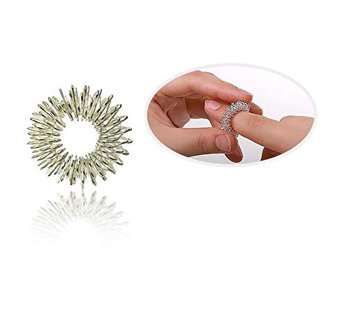 ACUPRESSURE New Sujok Finger Massage Rings (Set Of 10)