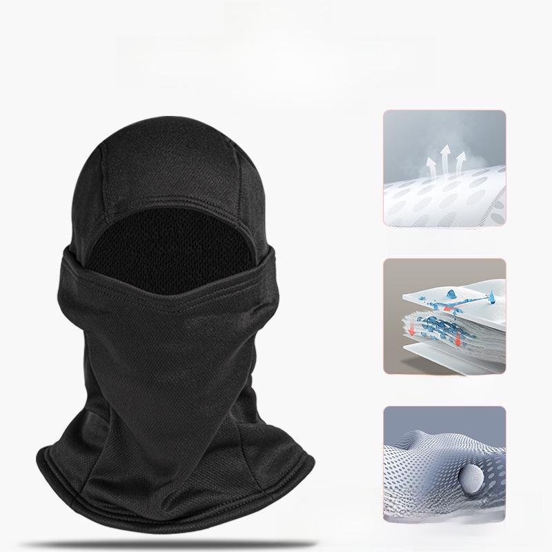 Polar Fleece Windproof Ski Mask - Warm, Frostproof Head Cover for Cycling & Face Protection