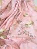 Chinese Style Floral Tencel Linen Fabric Lightweight Printed Cloth for Hanfu Cheongsam Dress Anti Mosquito Pants Garment Mater