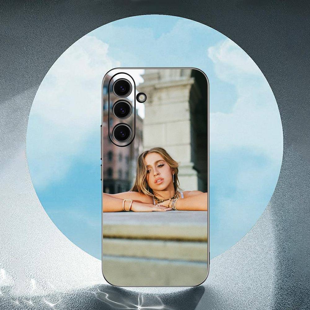 Singer T-Tate McRae Luxury Black Phone Case For Samsung Galaxy S23 S24 S25 Ultra S22 Plus S21