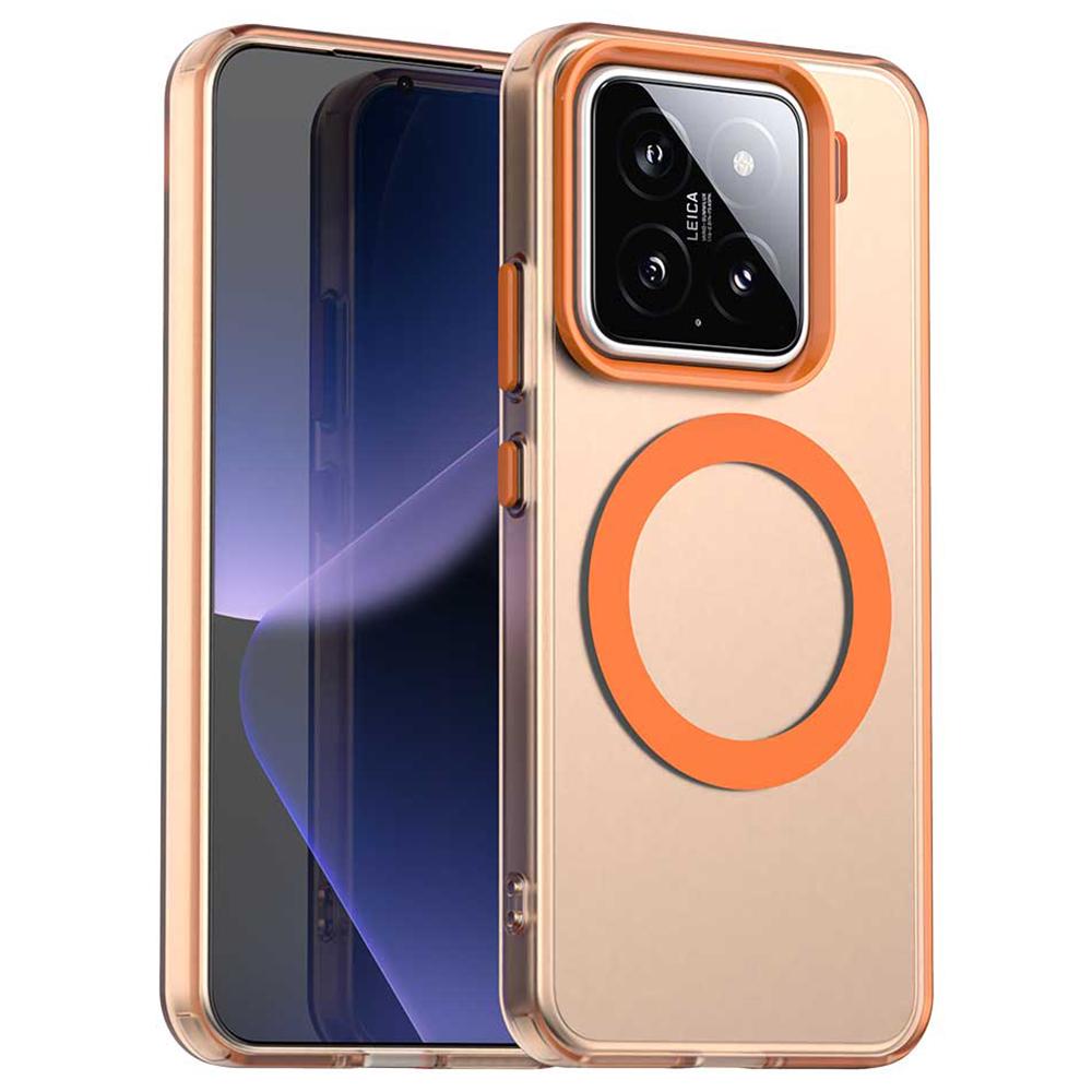 For Xiaomi 15 Pro Case Compatible with MagSafe PC+TPU+PET Anti-Drop Phone Cover