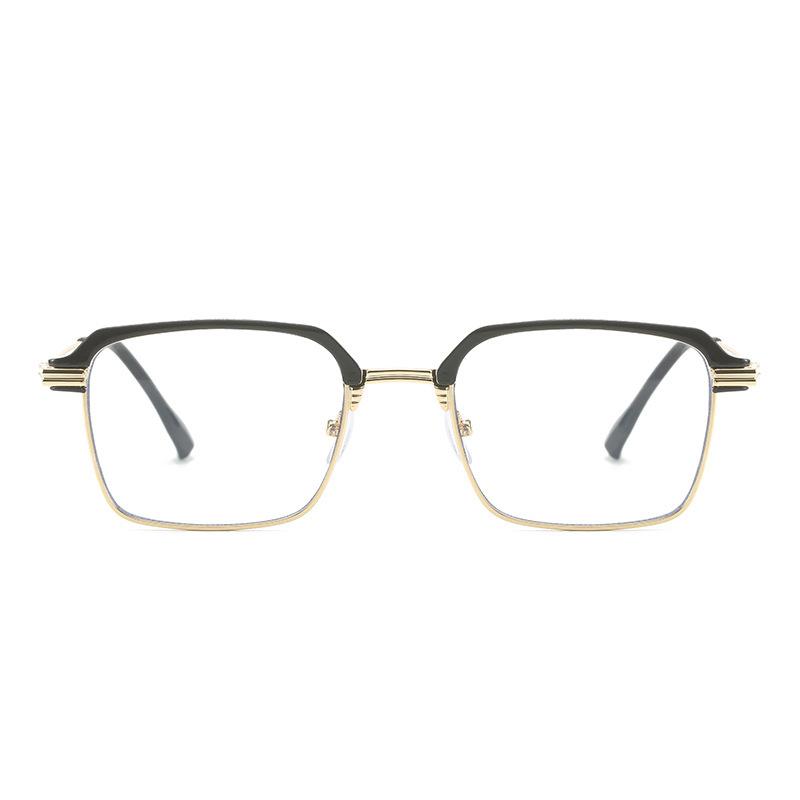 

Красивые мужские очки для близорукости, меняющие цвет, в квадратной оправе, профессиональные очки с защитой от синего света и усталости, плоские очки -600