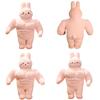 Bunny Muscle Plush Stuffed Pillow Toy Children Birthday Gifts 405070cm Decor