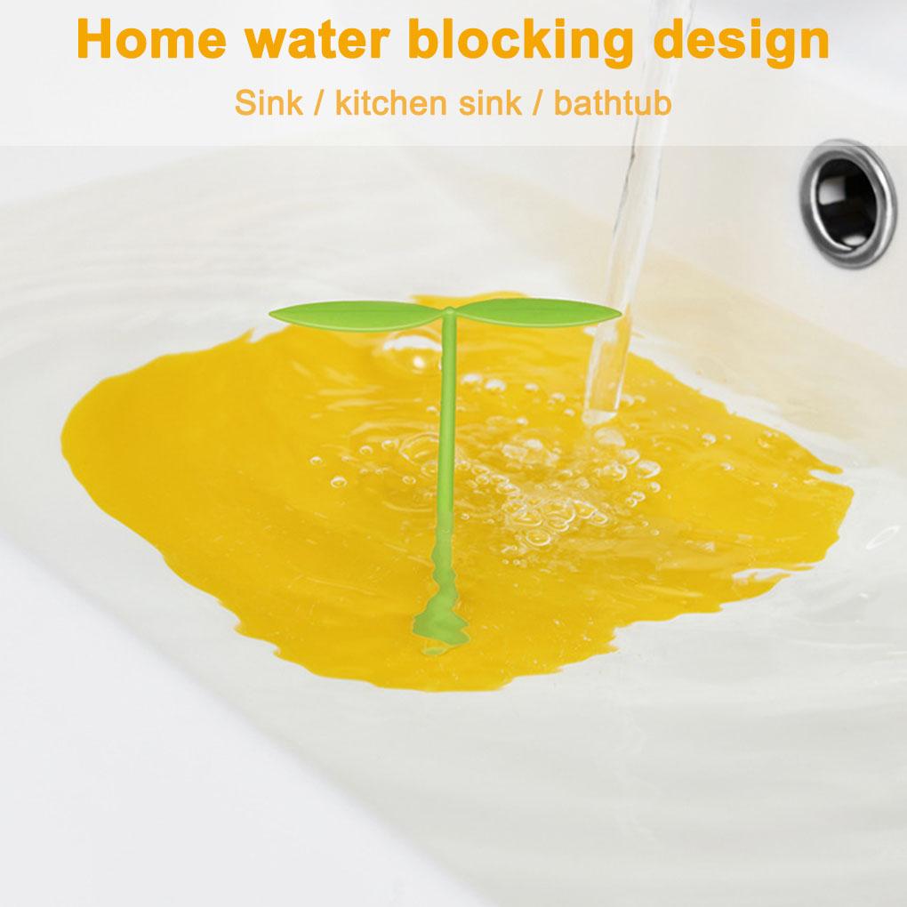Drain Cover Bathroom Kitchen Shower Hair Catcher Silicone Washable Cover Bathroom Kitchen Tub Sewer Residue Stopper