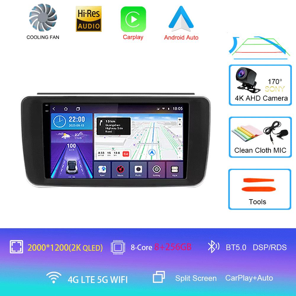 Android 14 For Nissan Leaf ZE1 2017 - 2024 Octa-Core HU 4G Car Radio Multimedia Video Player Navigation GPS 360 camera Wifi