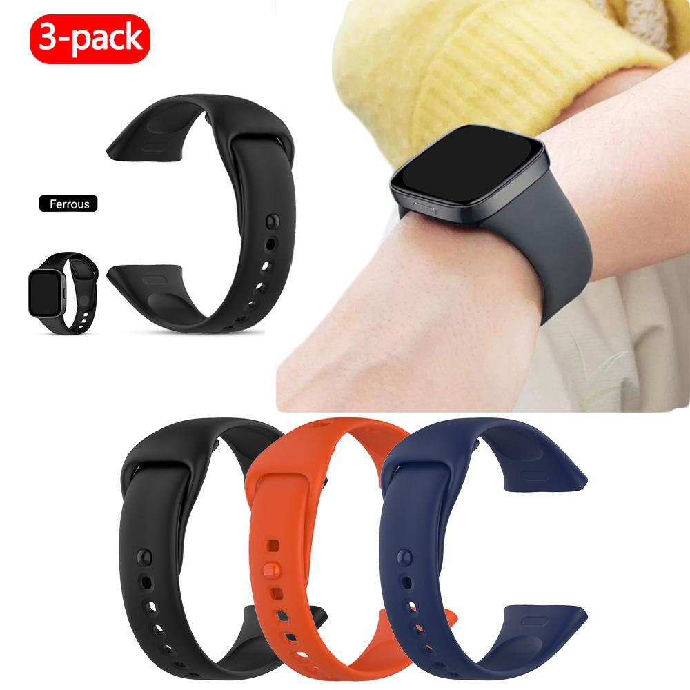 3-teiliges Redmi Uhrenarmband Smartwatch Silikonarmband passend für Xiaomi Redmi 3