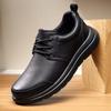 Herren Freizeit-Slipper aus Leder - Weiche Sohle & Obermaterial, Ideal für Menschen mittleren Alters und ältere Menschen.