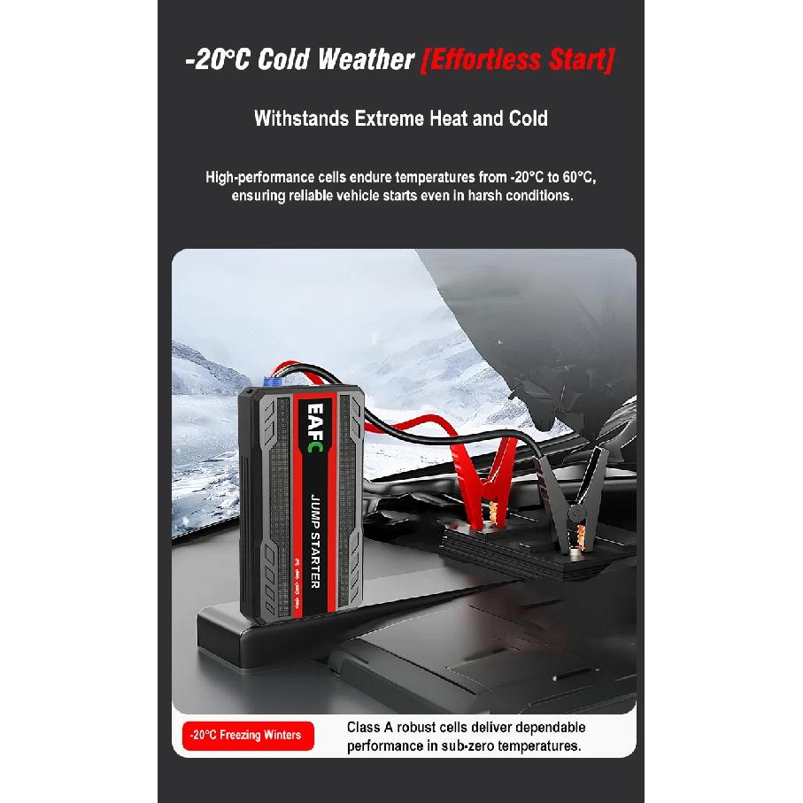 4000A/2000A/600A Portable Car Jump Starter PowerBank Booster Charger 12V Starting Device Petrol Diesel Car Booster JumpStarter