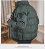 Brand Men's Thick Warm Down Cotton Jacket - Autumn/Winter Casual Stand Collar, Slim Fit.