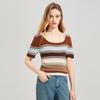 Women's Versatile Short-Sleeve Knit Top