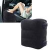 Inflatable Foot Rest Promote Blood Circulation Relieve Fatigue PVC Flocking Inflatable Footrest Cushion for Travel