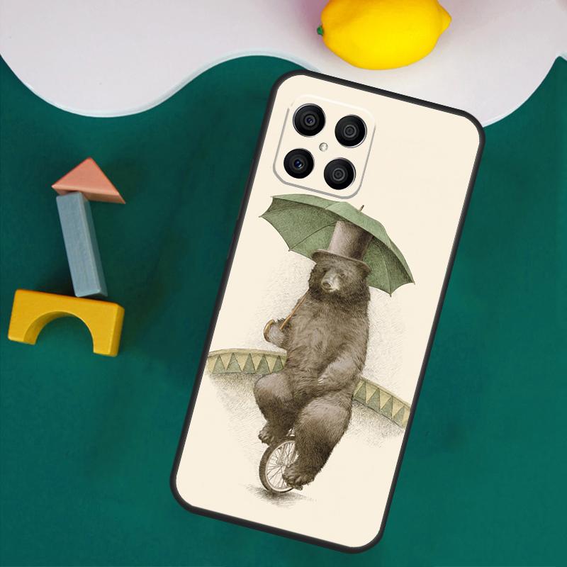 Cute Cartoon Bear Case For Honor 200 Lite 50 70 90 X9a X8a X8 X9 X8b X9c X9b Honor Magic 5 6 Pro 7 Lite Cover