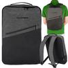 Black Urban Travel Backpack with Laptop Pocket for the Plane
