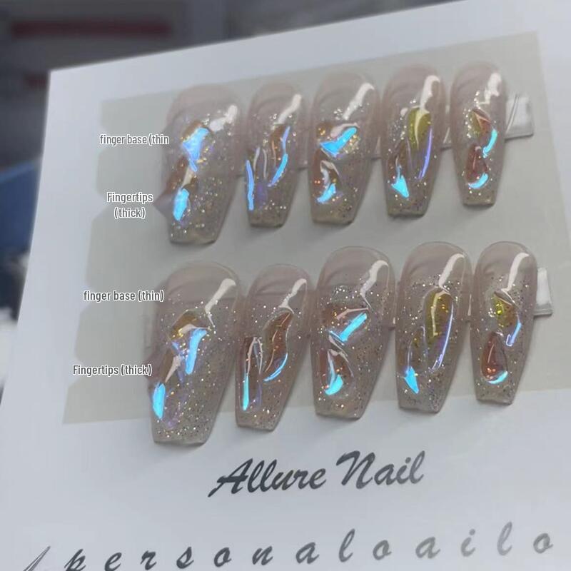 

Handmade Warm Elf Removable Mid-Autumn Nail Art Stickers for Students