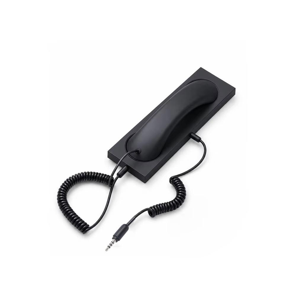Noise Reduction Cell Phone Receiver Type-C/3.5mm Wired Microphone Handset  Home Office