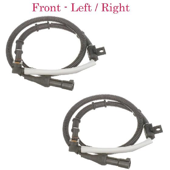 2 x ABS Wheel Speed Sensor Front L & R Fits: Ford Expedition F150 F250 F350 4WD