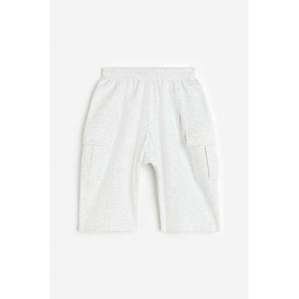 

Спортивные шорты HM Part 5 Светло-серый меланж