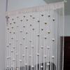 Shiny Door Curtain Room Divider Tassel Window Curtain Rose Flower String Curtain  Home Decor