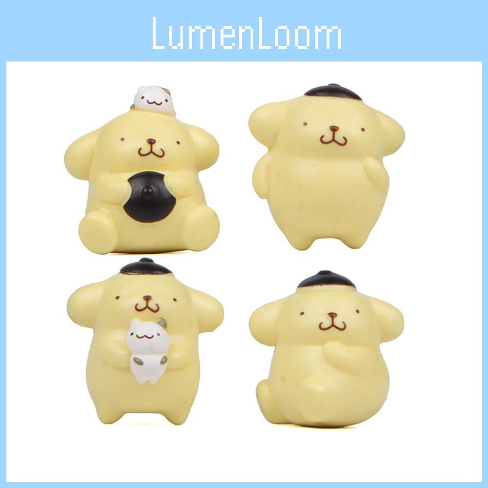 Pompompuri Cartoon Cute Dog Holding Cat Plate Pendant Keychain For Gift Giving