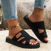 Fashion Woman Slippers 2024 New Trend Casual Flat Sandals Fashionable Outdoor Beach Slippers Soft Running Flip Flops Home Slides Women