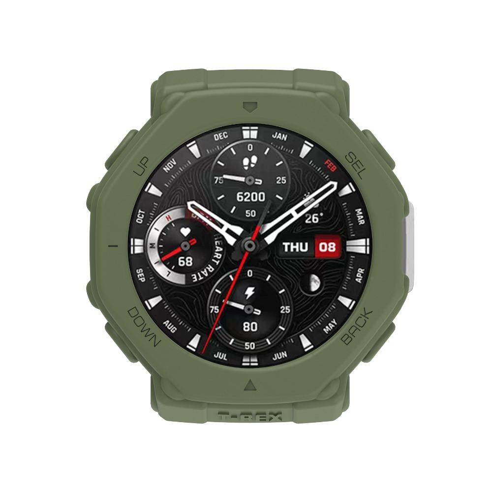 Silicone Strap For Huami Amazfit T-REX 3 With TPU Protective Case Sport Wristband Fitness Bracelet Smart Watch Bands Accessories