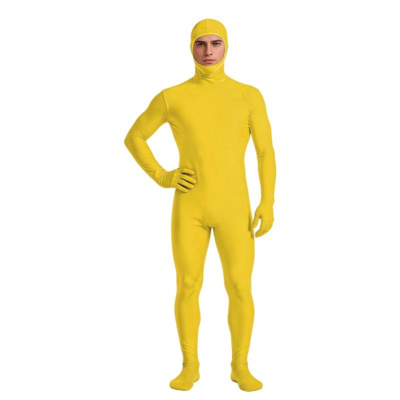 Halloween ninja invisible man cos suit tights stage black man invisibility suit performance costume
