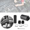 76mm 3" Universal Carbon Fiber Induction  Filter Box Cold Air Intake System W/ Intake Hose Cold Air Intake System Intake Hose