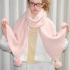 Nuonuo Feel Ball Scarf for Women Gentle Wind  Winter Warmth  Korean Version Versatile Woolen Scarf  Imitation Cashmere