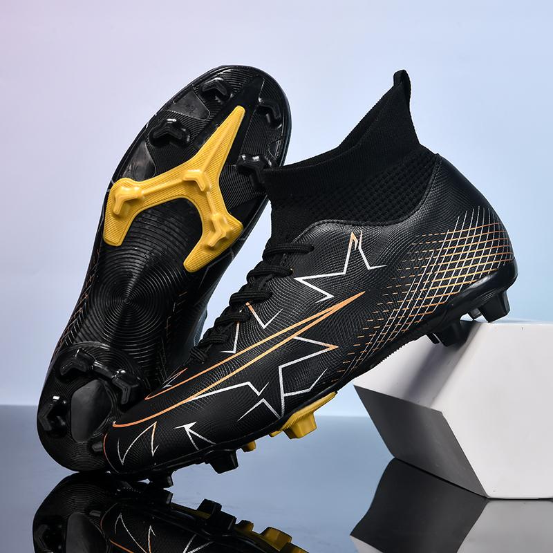 FG/TF Men Football Field Boots Long Spike Original Fast Society Training Football Shoes Grass Indoor Cleats Sneaker Soccer Shoes