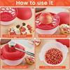 Snocciolatore Melograno Pressa Strumento Apri Frutta da Cucina Facile da Smontare Portatile Adatto per Uso Domestico e da Picnic Gadget da Cucina