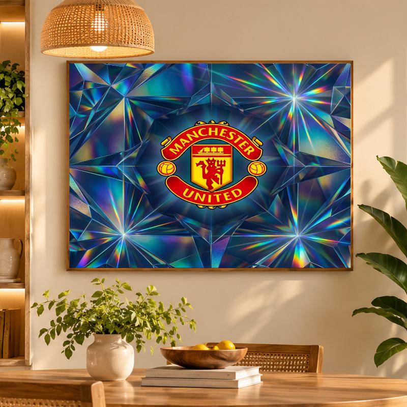 5D Diamond Painting Manchester United DIY Full Drill Diamond Art Kit Home Decoration