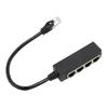 RJ45 Ethernet Splitter Cable One Point Four Ethernet Cable Splitter ABS PCB RJ45 Splitter Adapter for Laptop