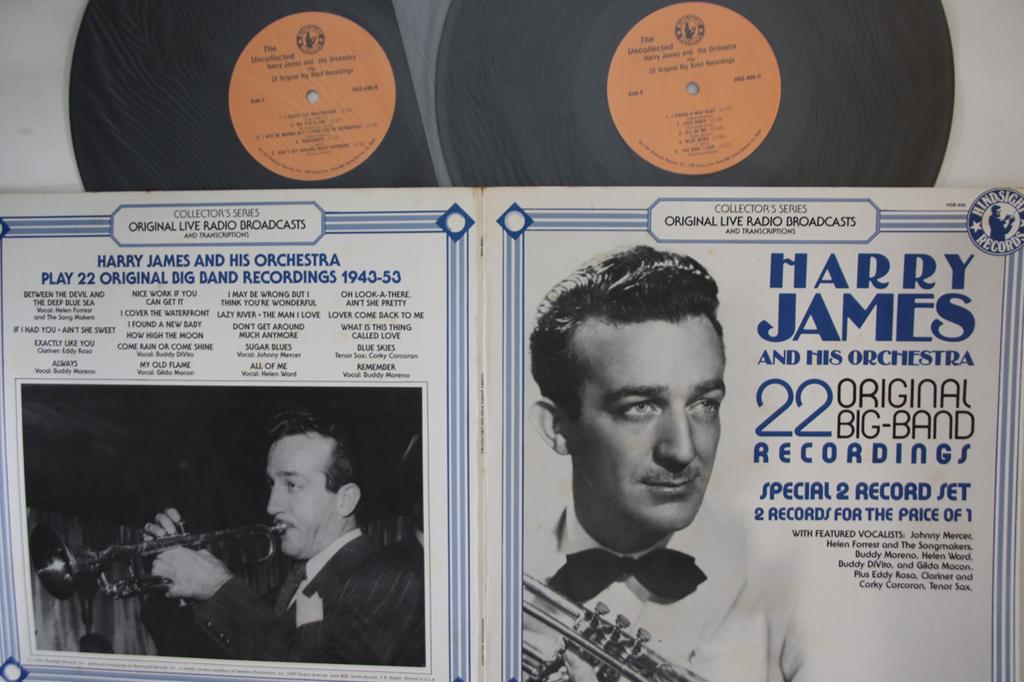 LP Record HARRY JAMES - Play 22 Original Big-band Recording HSR406 HINDSIGHT 1984 US Jazz Used