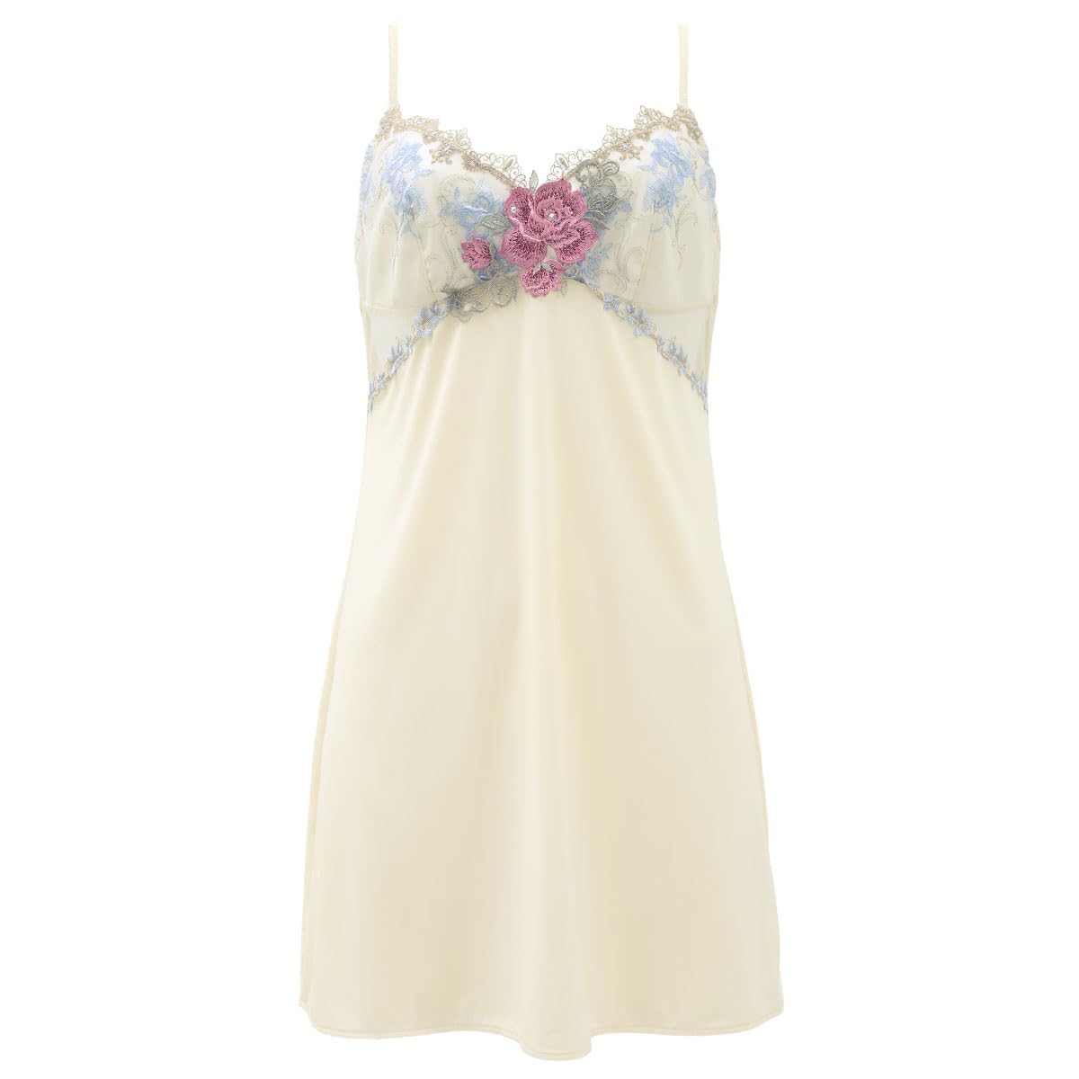 

Himiko 029 Series Slip Long Camisole Lingerie (CR-Cream, L)