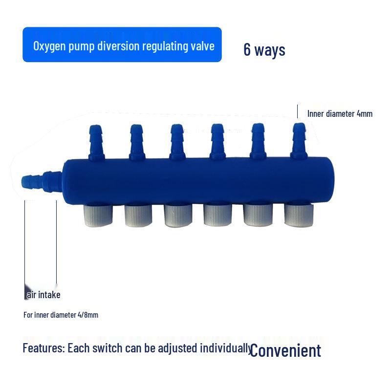 Aquarium Air Pump Connector & Aerator Manifold for Fish Ponds