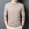 Men's Cashmere Wool Blend Crew Neck Pullover Sweater YTMTST6548