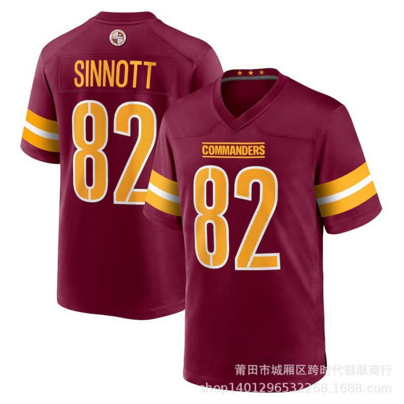 ג'רזי אוהדים של וושינגטון קומנדרס מה-NFL לגברים, נשים וילדים, ביגוד ספורט רקום
