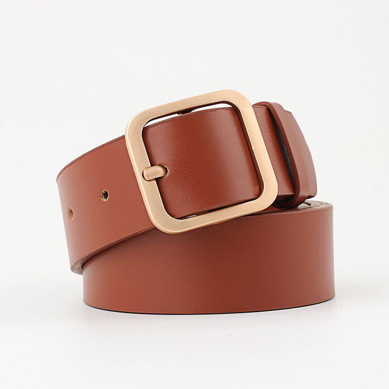 Stylish 2024 Autumn Winter Womens Alloy Buckle Belt For Slimming With Versatile Design