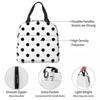 Borsa Termica Pranzo Fantasia Pois Carina per Donne Bambini Scatole per Cibo Portatili Pranzo Termico Borsa Tote