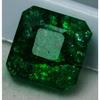 Natural Green Emerald Loose Gemstone Square Cut 7 Ct Colombian for Jewelry Making and Crafts