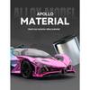 1/24 Scale Simulation Apollo EVO Plating Alloy Car, Sound and Light Children's Toy Car, Sports Car Model Collection Ornament Gift