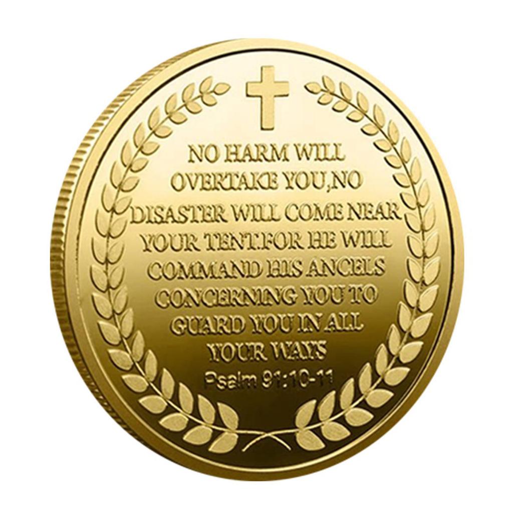 Michaels Archangel Protections Coin Christian Challenge Coin Tokens Collectibles of Strength,Protections and Faith