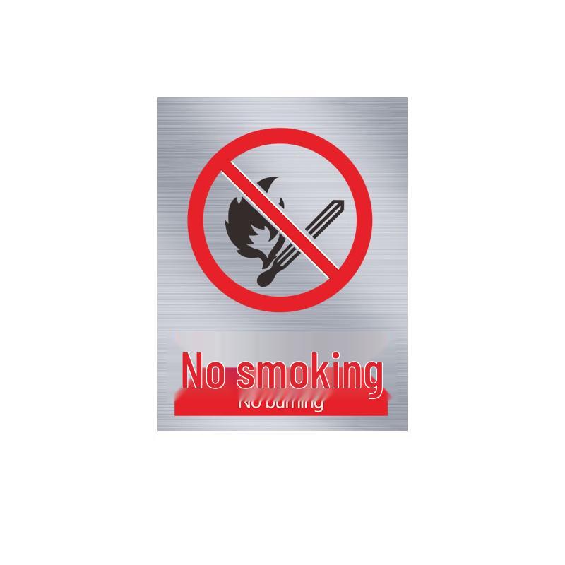 Yuancotton Aluminum No Smoking Safety Warning Sign