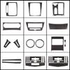 Car Interior Decoration Carbon Fiber Central Control Panel Decal Stickers For Mercedes Benz C Class W204 2007-2013 Accessories