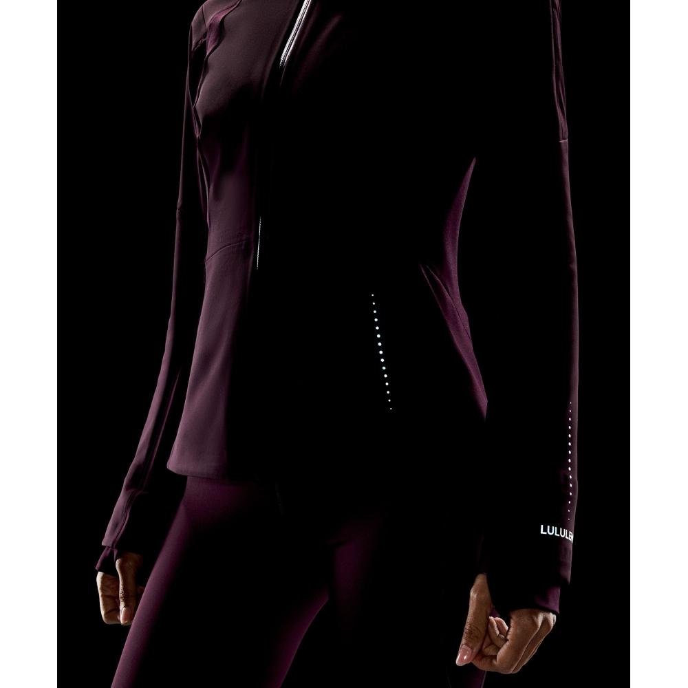 Lululemon Women S croSS Chill Performance Jacket Black Plum