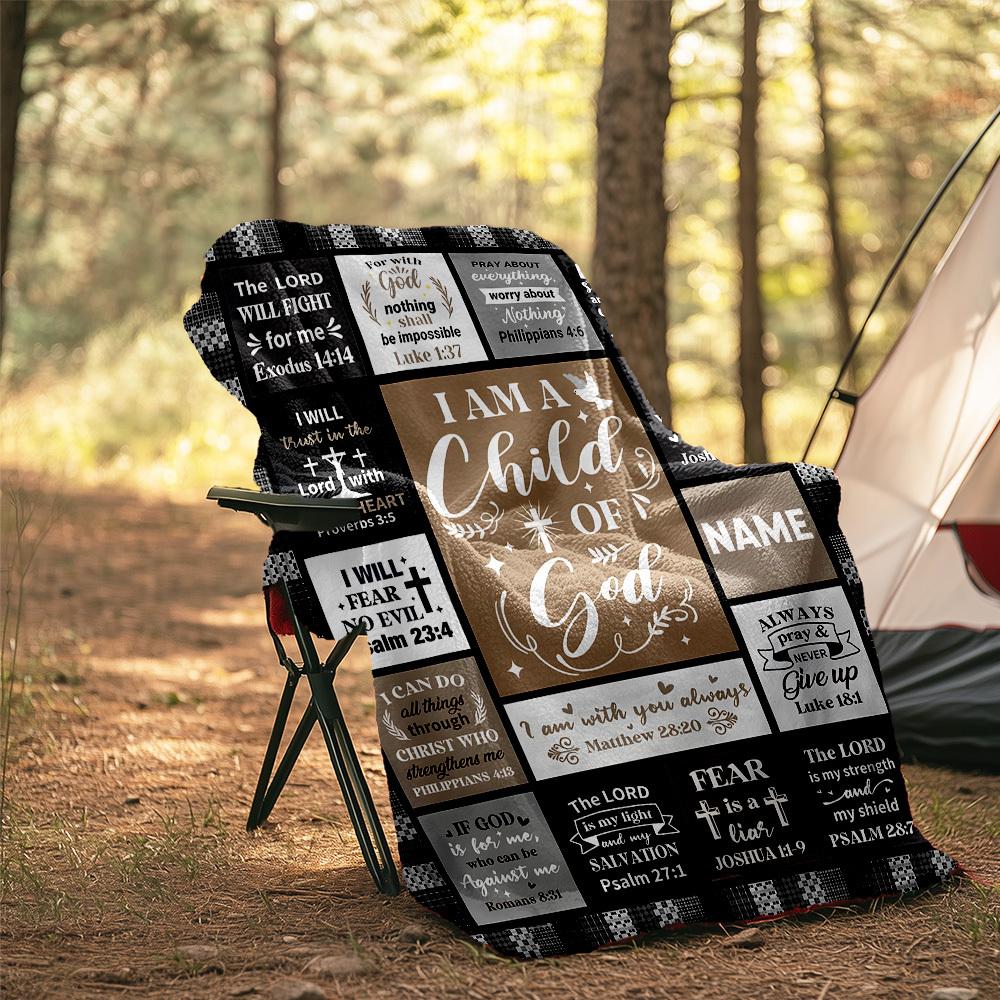 Outdoor Customize Your Name Blanket Comfortable Soft Lightweight Allseason Multipurpose Blanket For Travel Camping Picnics Sofa Office Bed Living Room