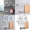 Stainless Steel Bathroom Wall Hook With Hooks For Shower Room Storage