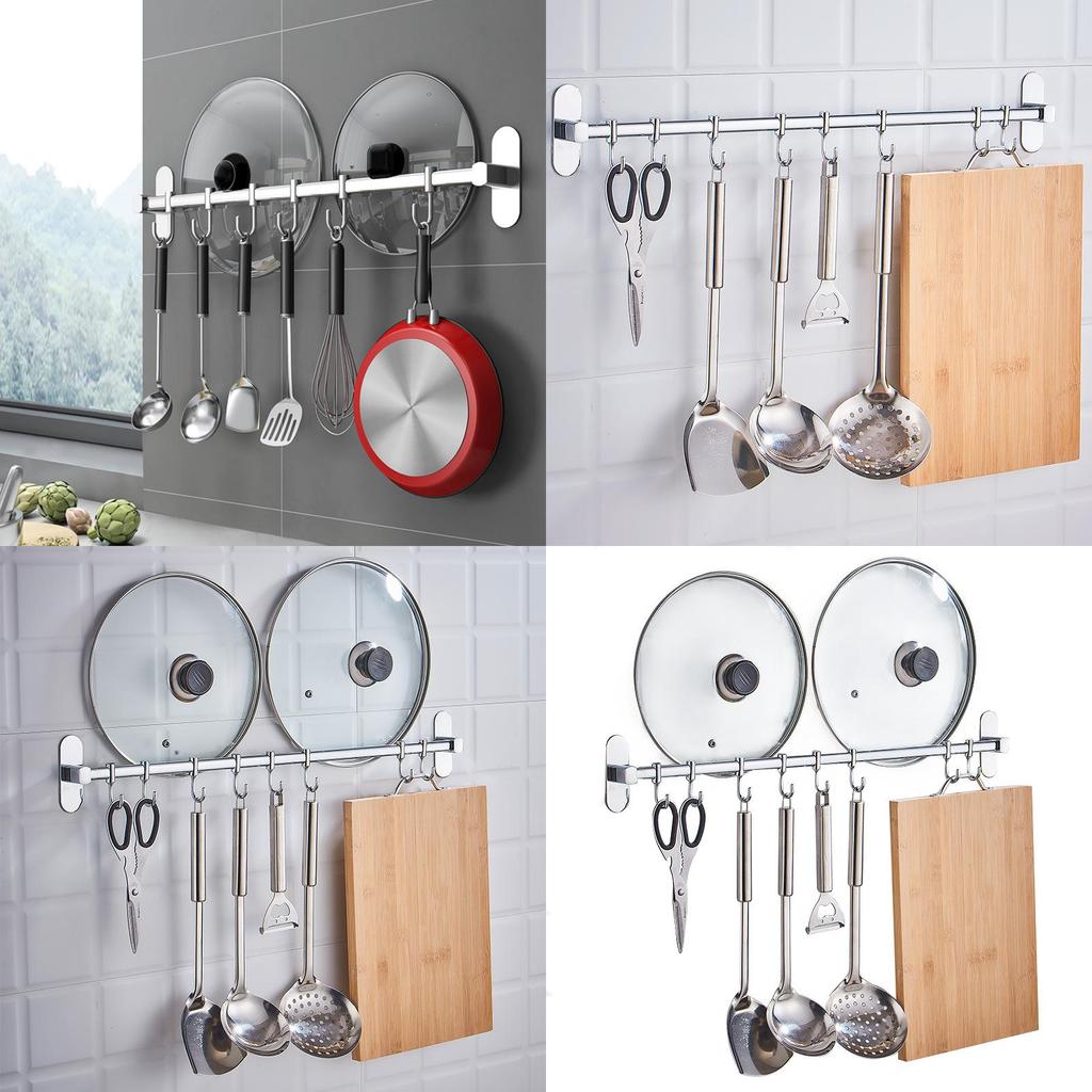 Stainless Steel Bathroom Wall Hook With Hooks For Shower Room Storage