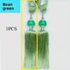Curtain Jade Ball Tieback: Tassel-adorned, Elegant Jade accents.Elevate Living Rooms—chic,durable,adds Luxury To Your Curtains.