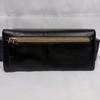 Used PRADA Prada Long Wallet Bi-fold Wallet Saffiano Leather Black Logo